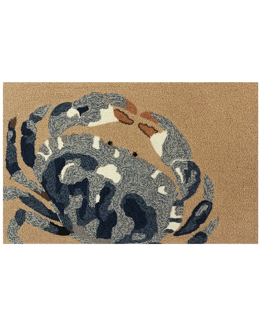 The Rug Market Crab Sea Grass Indoor/outdoor Doormat In Brown