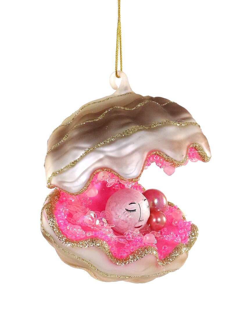 Cody Foster & Co. Oyster With Pearl Ornament In Multicolor