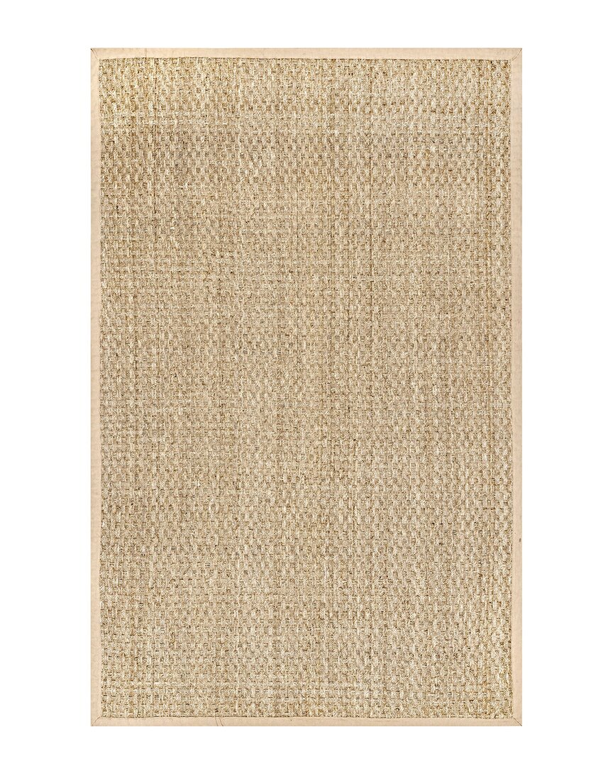 Nuloom Hesse Checker Weave Seagrass Rug In Natural