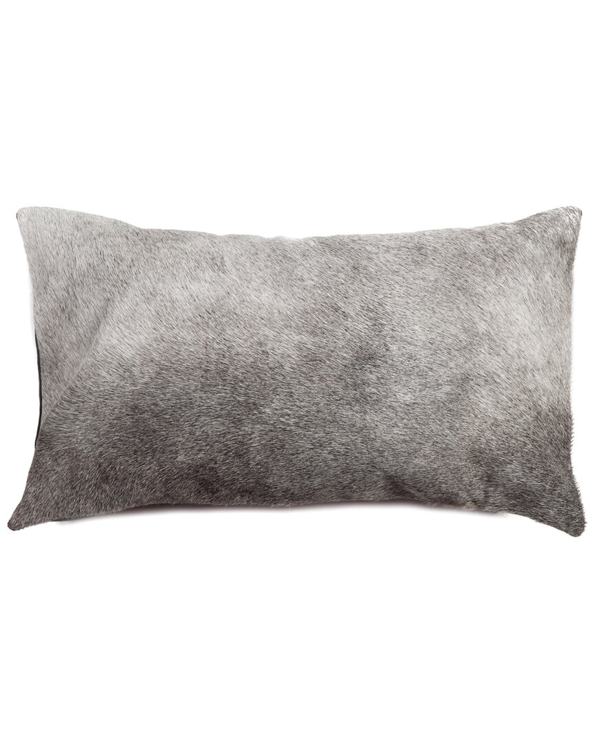 Natural Group Torino Cowhide Pillow In Grey