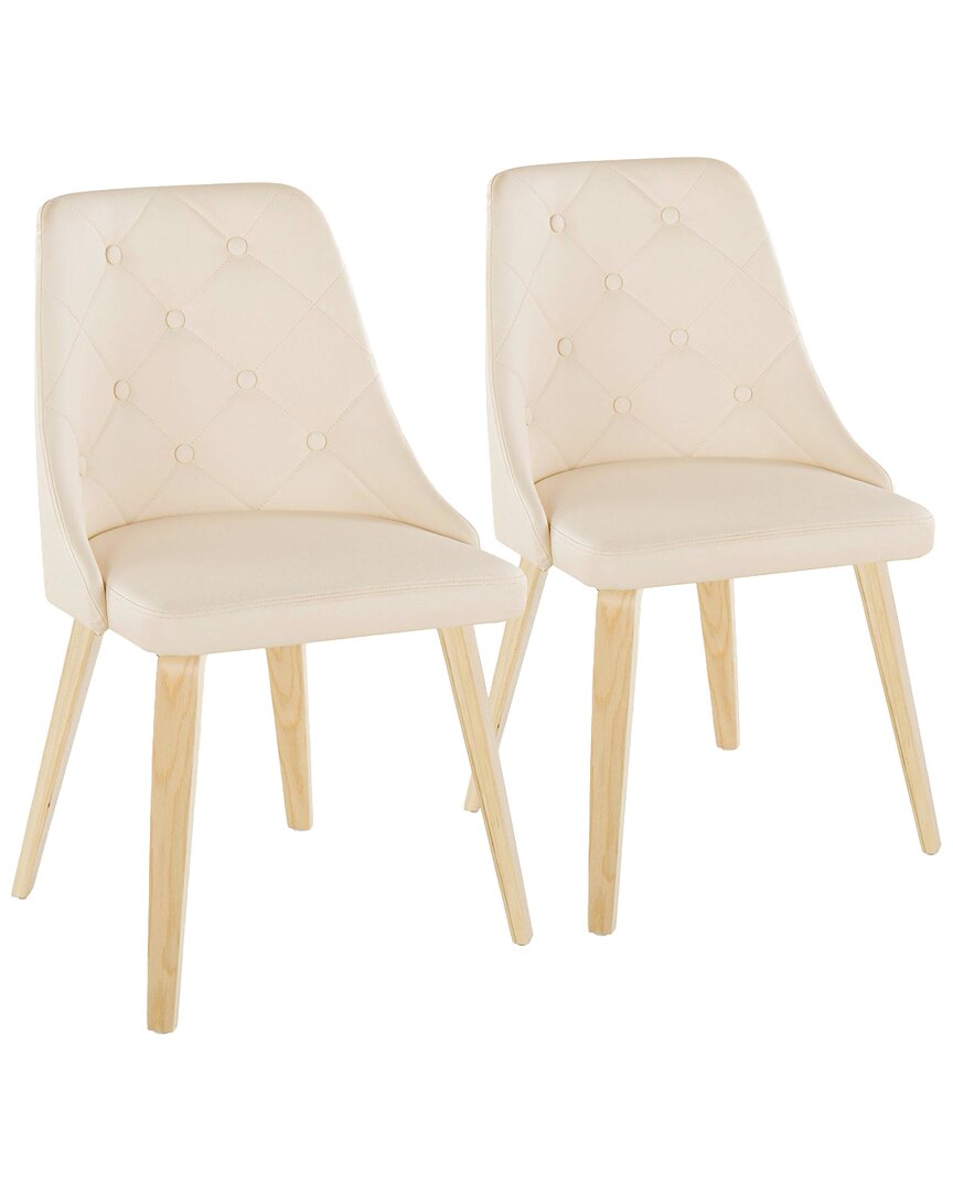 Lumisource Giovanni Chair - Set Of 2 Ch-giovpu-hlbw2 Nacr2