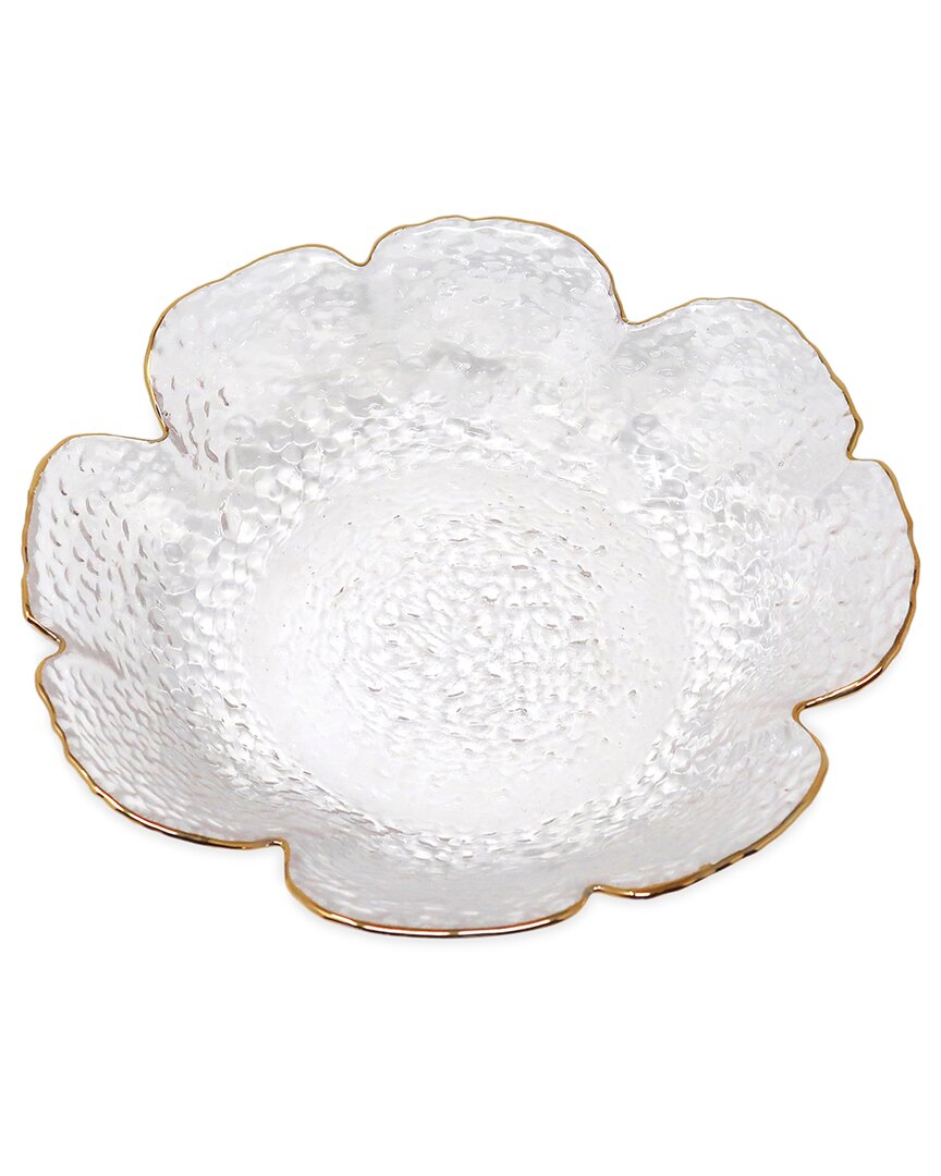 Vivience Set Of 4 Flower Shaped Plate