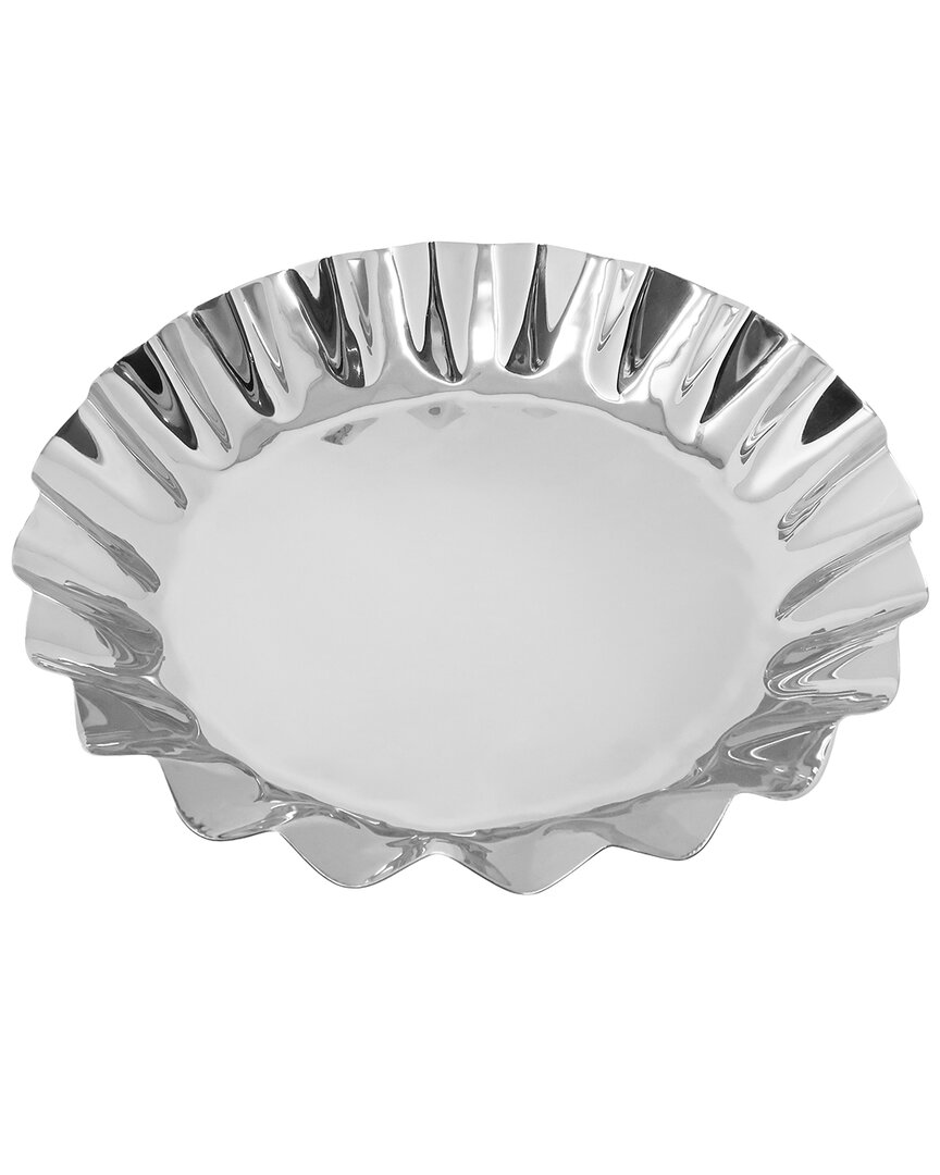 Vivience Stainless Steel Tray In Silver