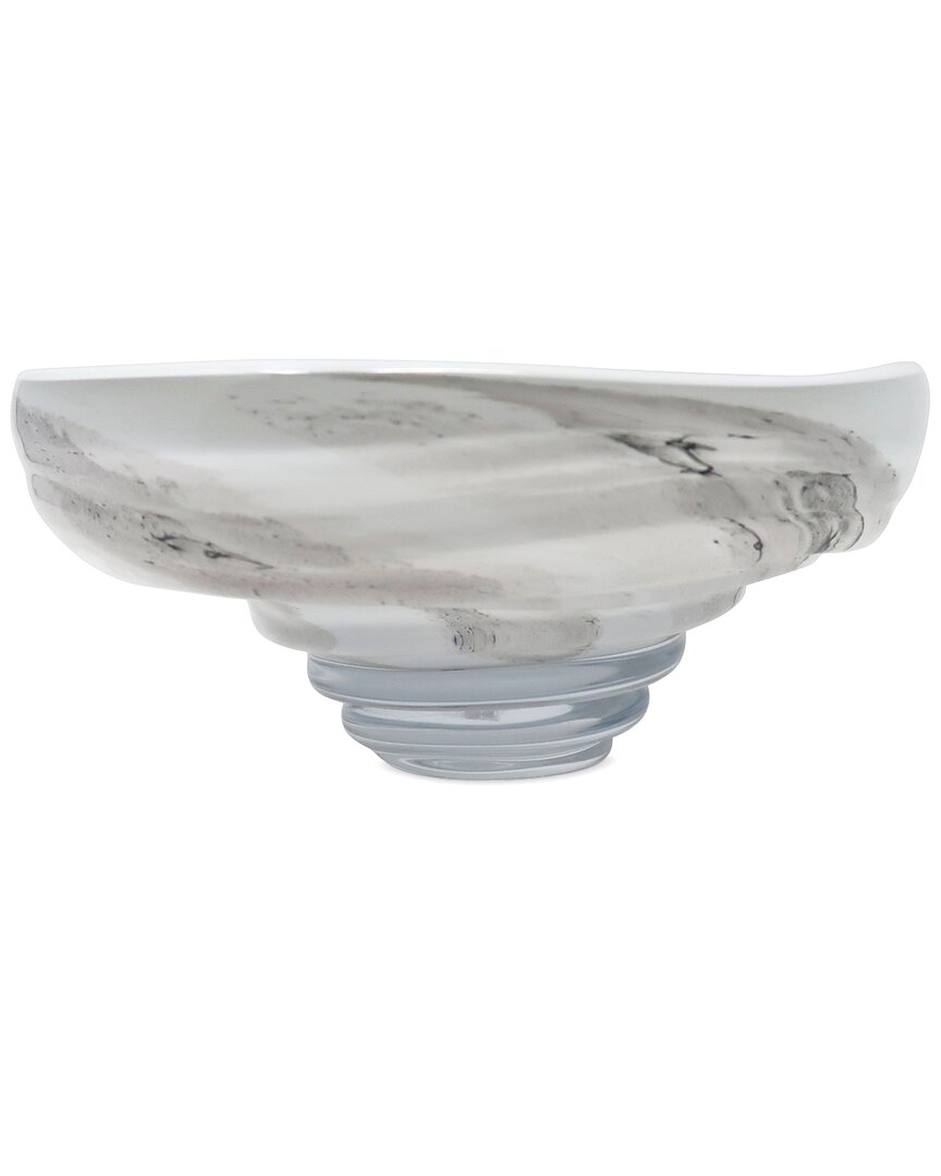 Vivience Glass Centerpiece In White
