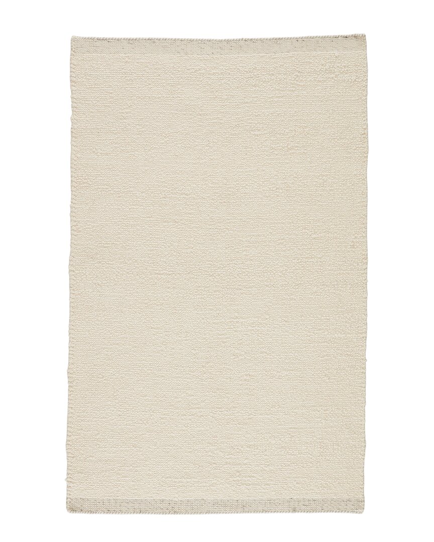 Jaipur Living Alondra Solid Wool-blend Rug In Cream