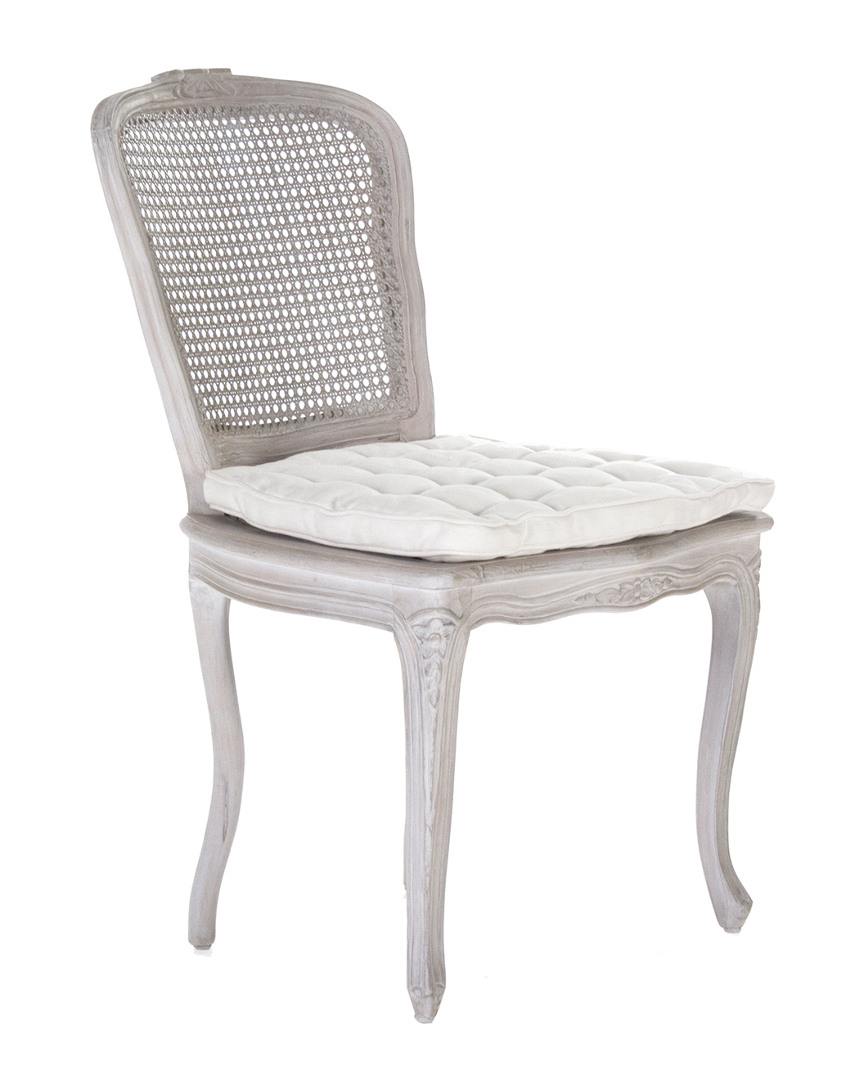 Zentique Annette Chair Antique White In Neutral