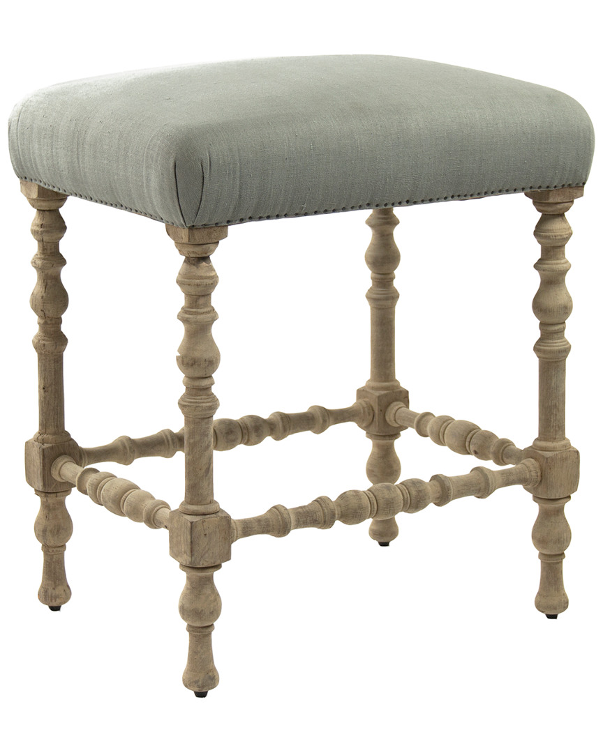 Zentique Giselle Bar Stool In Gray