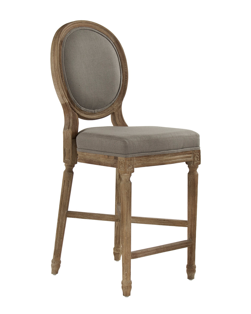 Zentique Medallion Counter Stool In Brown