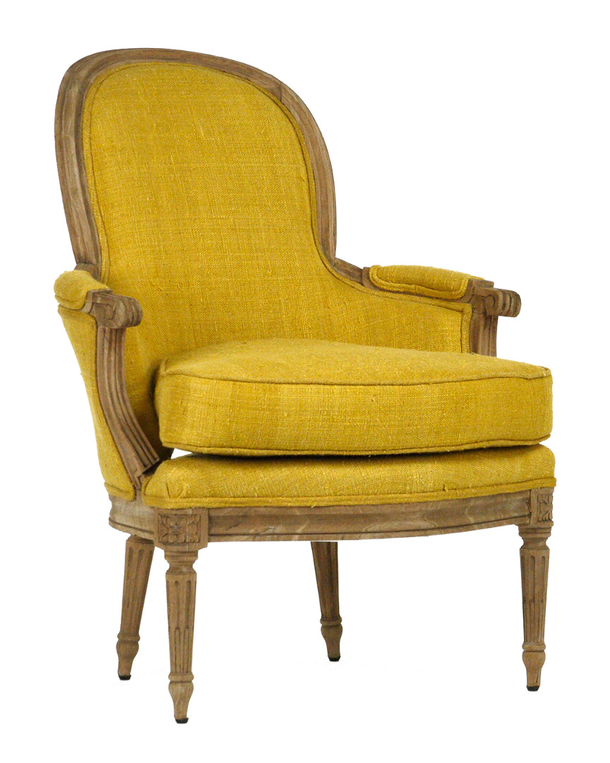 Zentique Sebastian Club Chair In Yellow