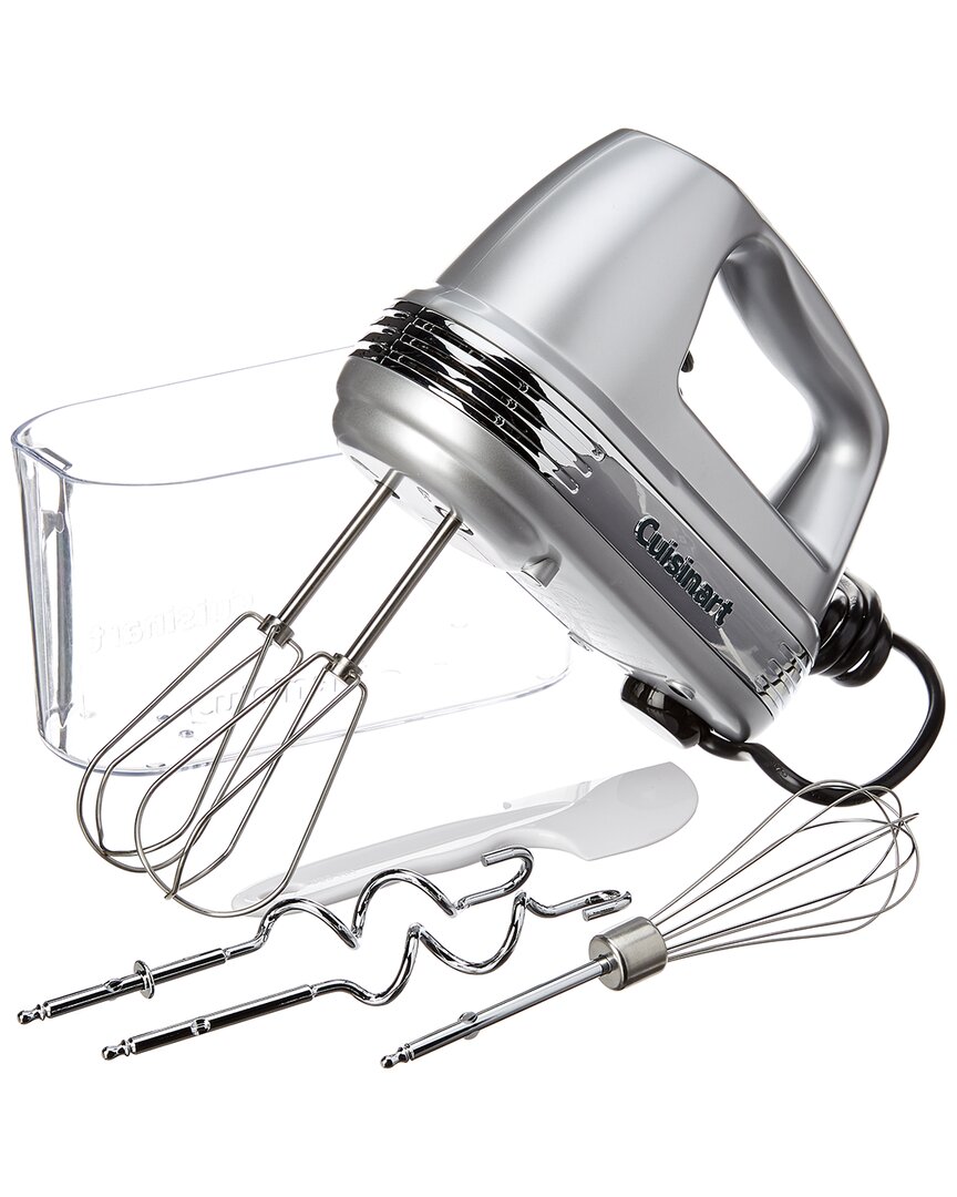 Cuisinart Power Advantage Plus 9 Speed Hand Mixer With Storage Case In Silver