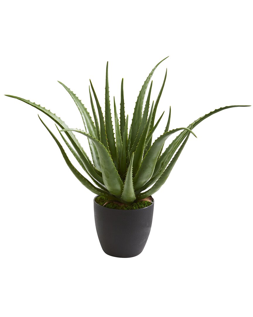 Nearly Natural Aloe Artificial Plant In Green