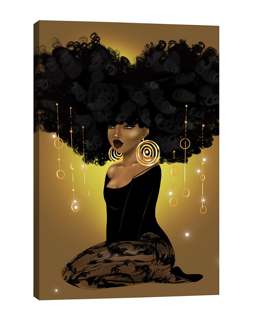 Icanvas Honey Beams & Golden Dreams Print On Acrylic Glass By Zola Arts In Black