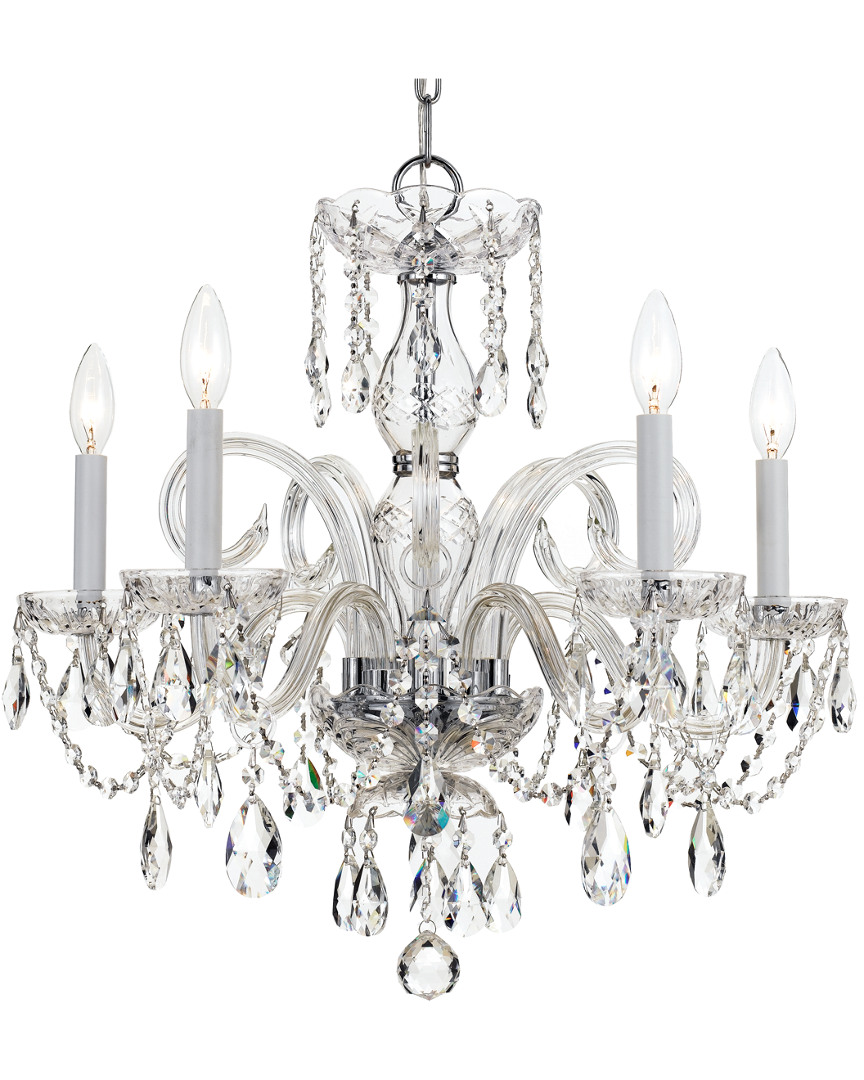 Crystorama Traditional Crystal 5-light Swarovski Spectra Crystal Chandelier