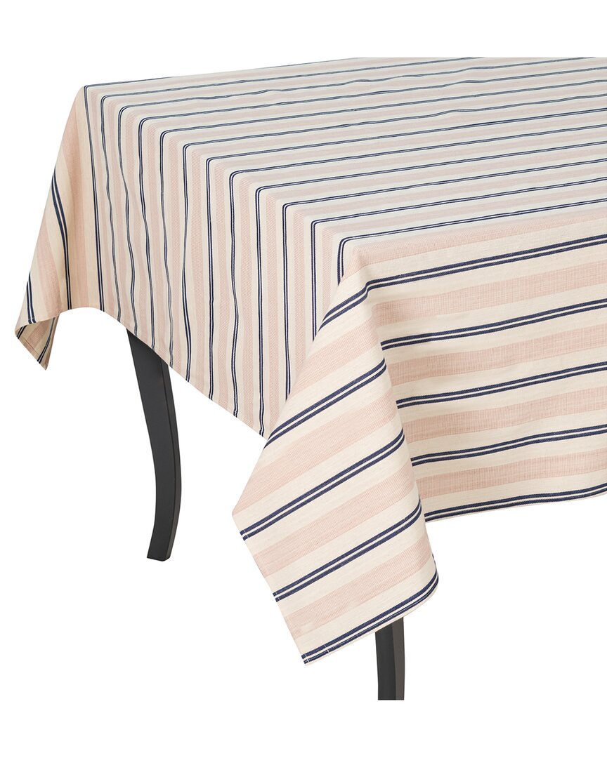 French Home Striped Tablecloth In Neutral