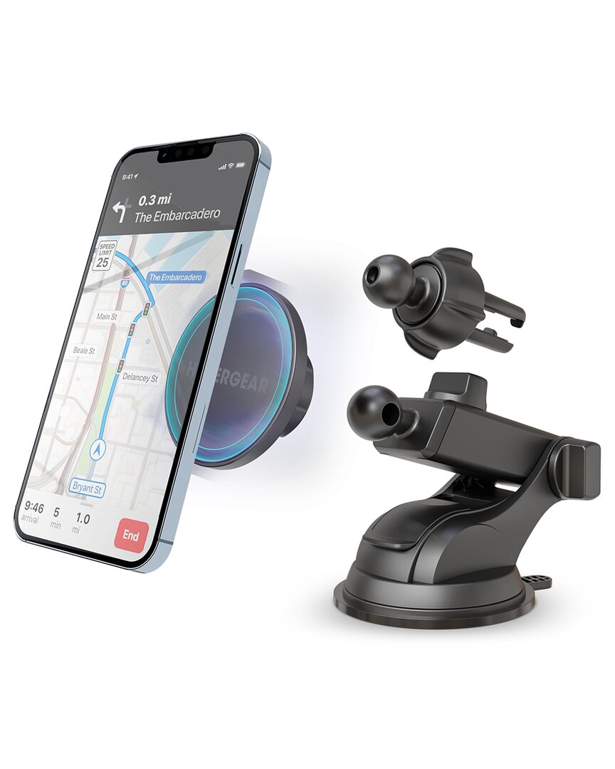 Hypergear Maggrip Magsafe Phone Mount Kit In Black
