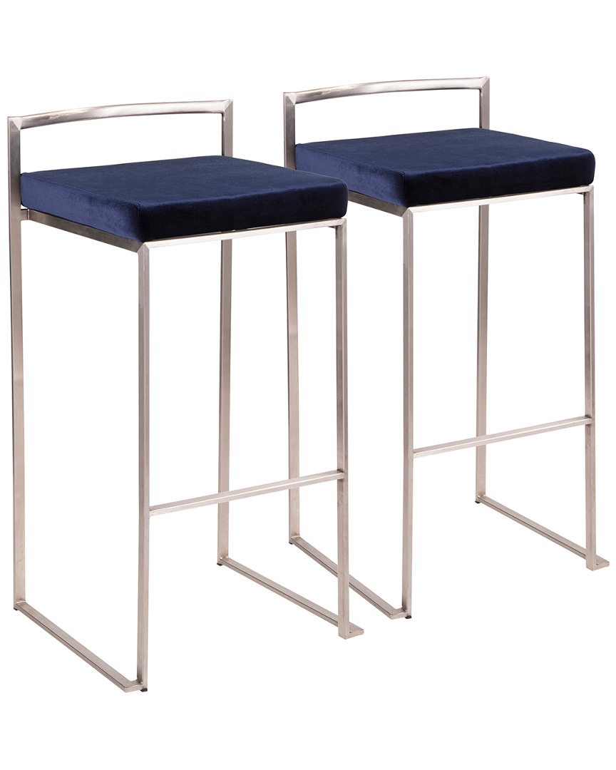 Lumisource Set Of 2 Fuji Barstools