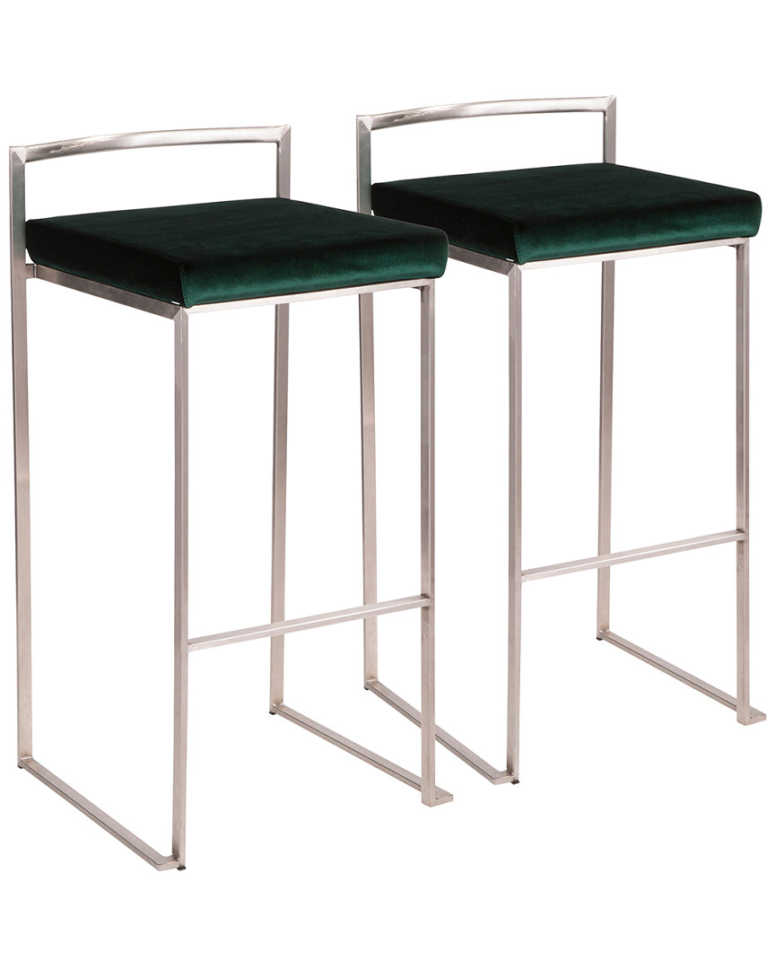 Lumisource Set Of 2 Fuji Barstools