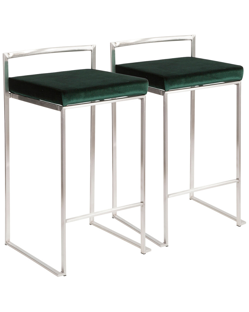 Lumisource Set Of 2 Fuji Counter Stools