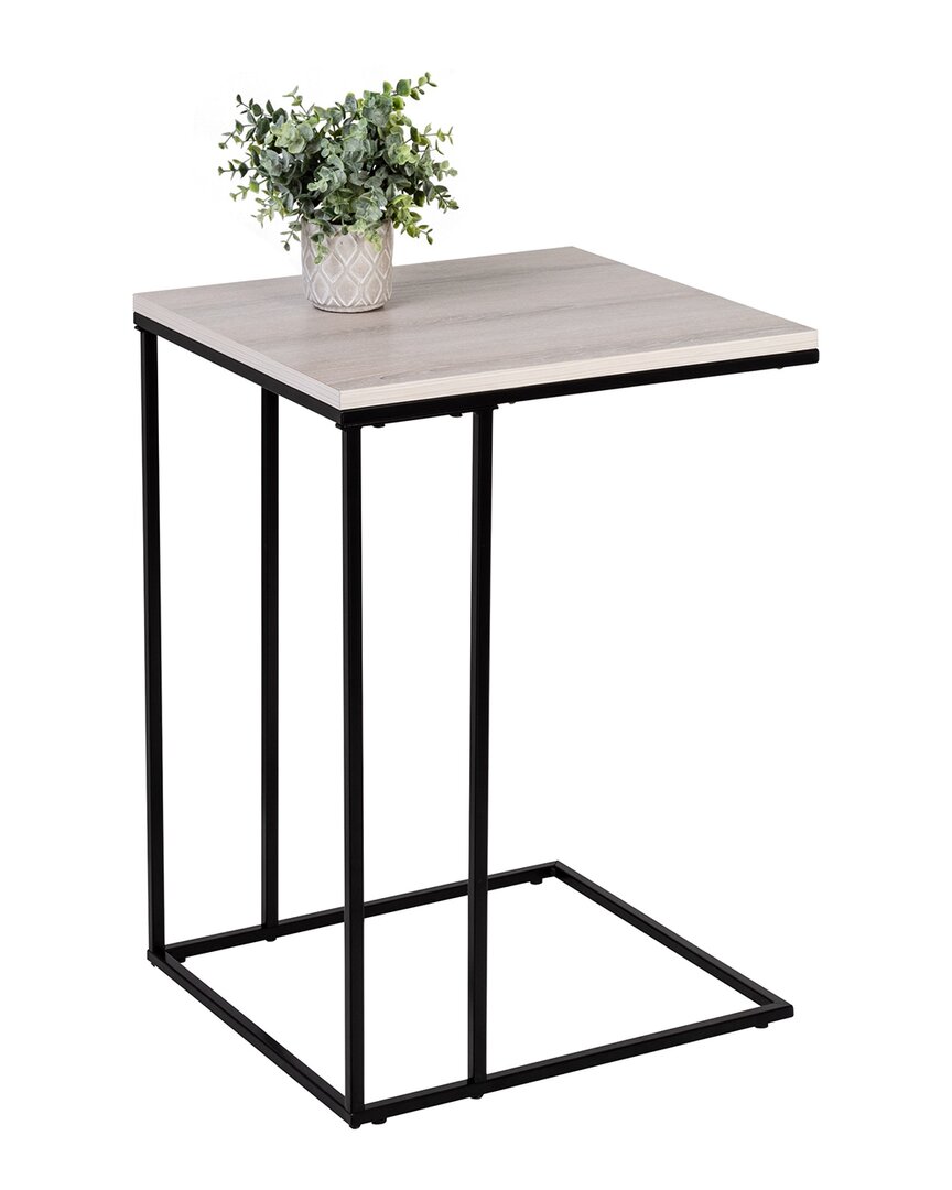 Honey-can-do Square C End Table In Black