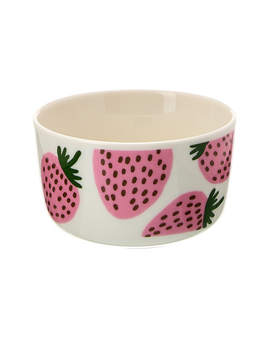 Marimekko Mansikka Kulho Serving Bowl In Red