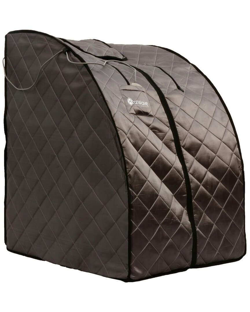 Serenelife Portable Black Infrared Sauna In Black