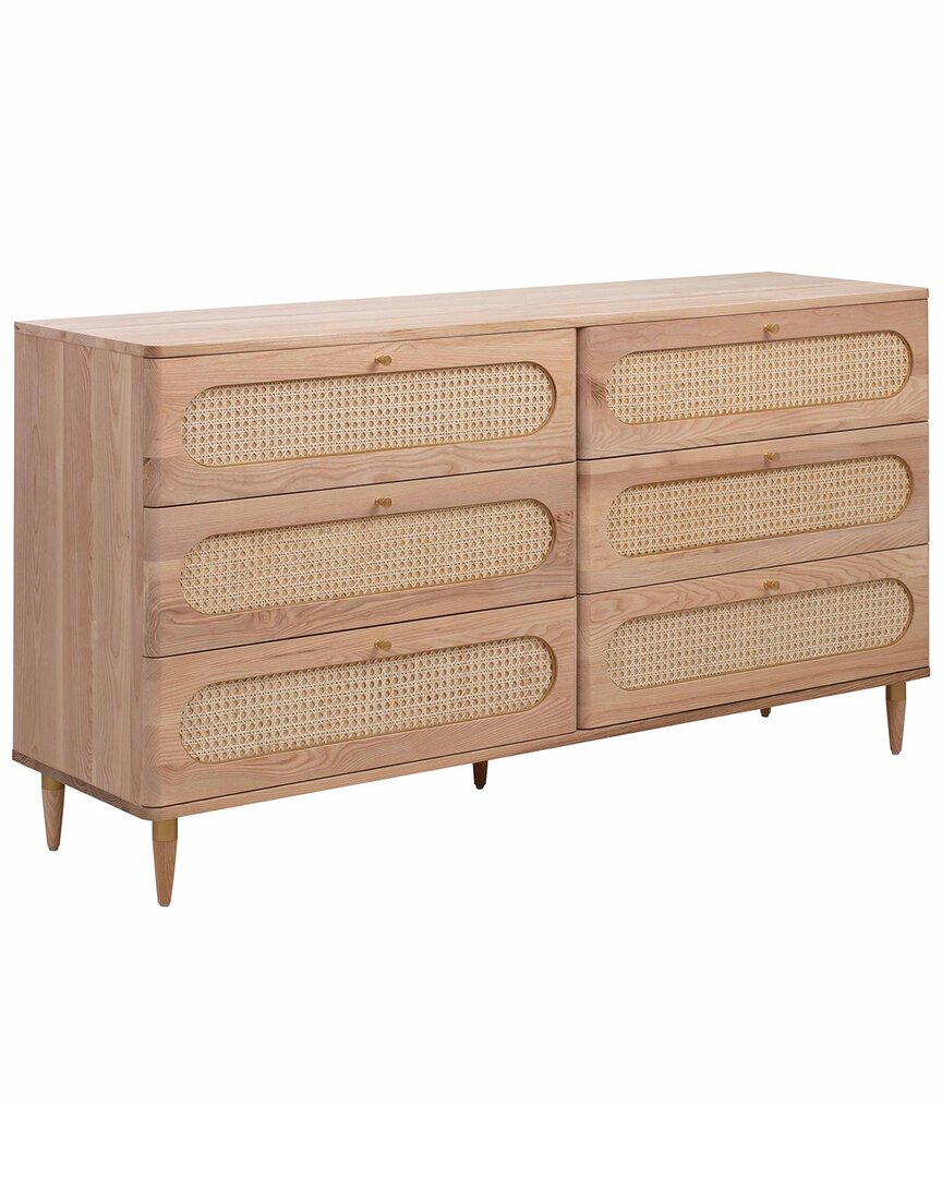 Tov Furniture Carmen 6-drawer Dresser In Grey