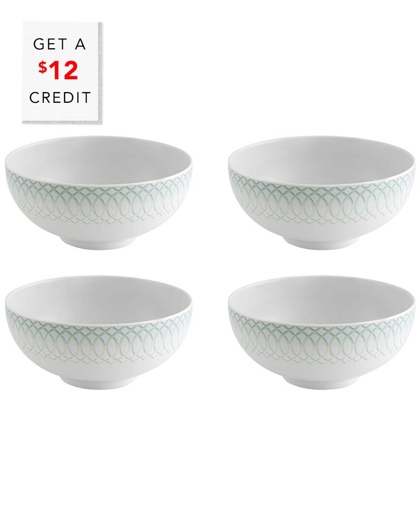Vista Alegre Venezia Soup Bowls (set Of 4) With $12 Credit In Multi