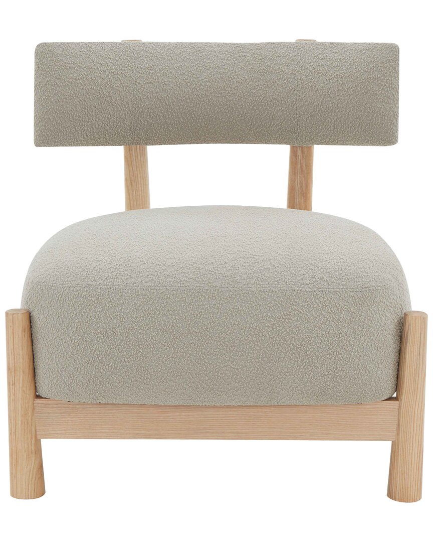 Safavieh Couture Edwardina Boucle Accent Chair In Brown