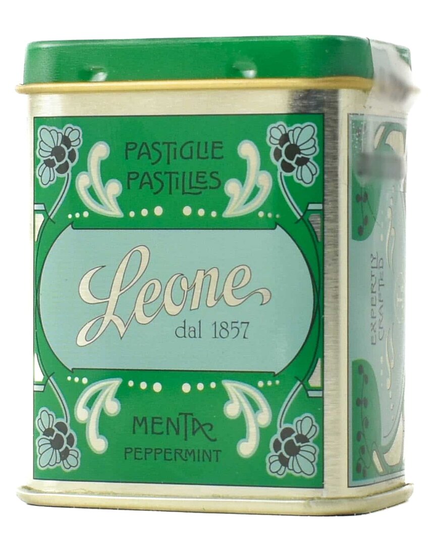 Leone Classic Tin Peppermint Flavor 1.4oz In Green