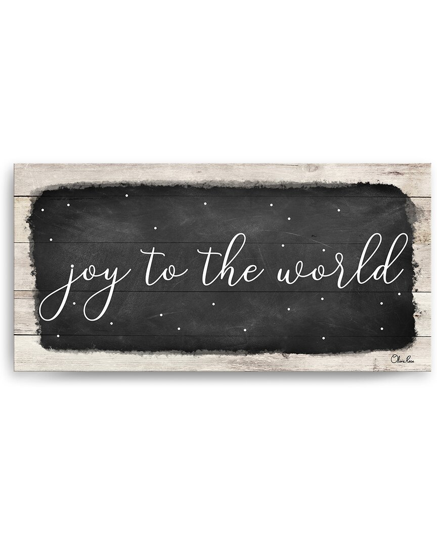 Ready2hangart Joy To The World Canvas Wall Art By Olivia Rose