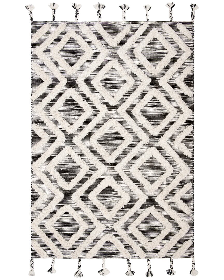 Safavieh Kenya Hand Tufted Wool Rug In Black