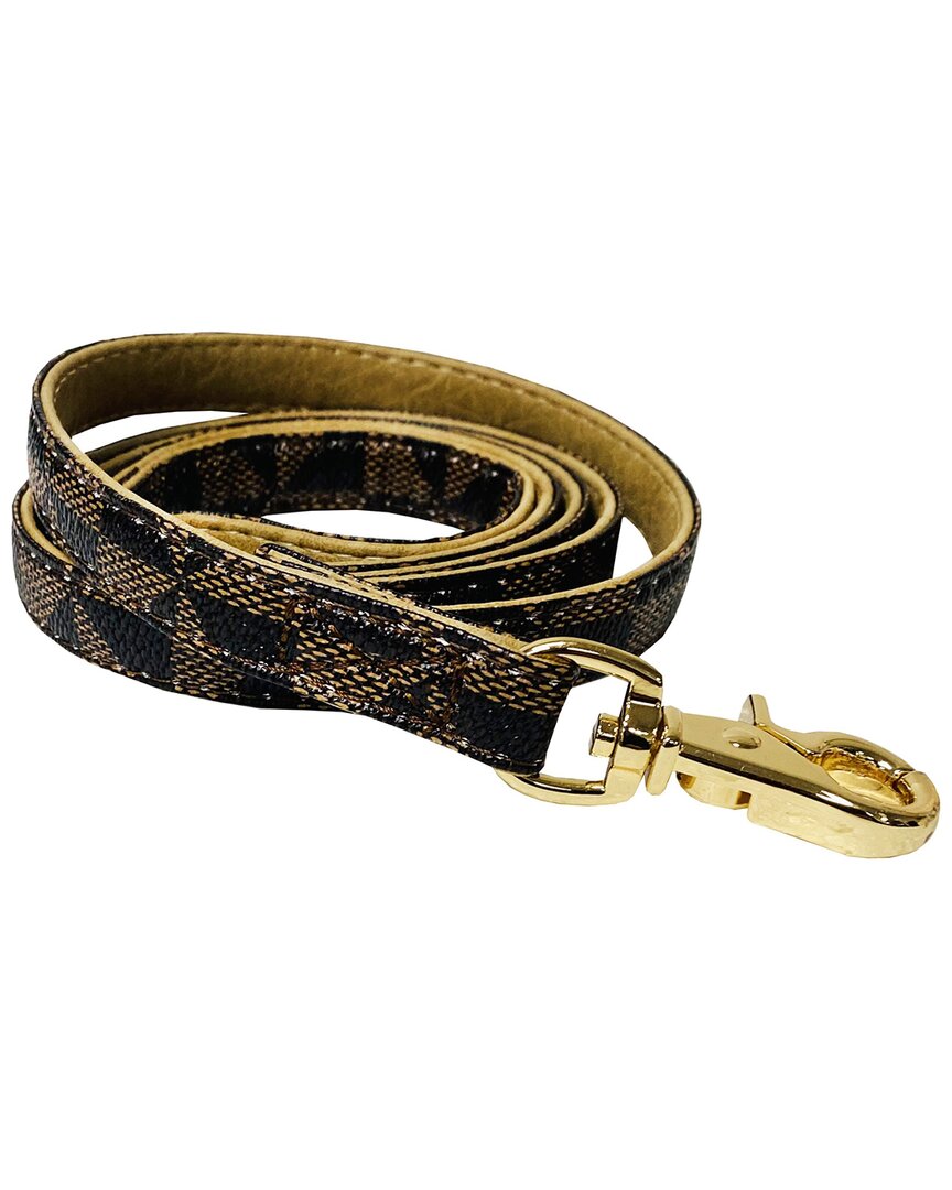 D.o.g . Evelyn Luxury Leash In Brown