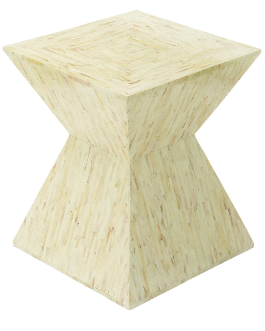 Shop Peyton Lane Wood Inlay Accent Table