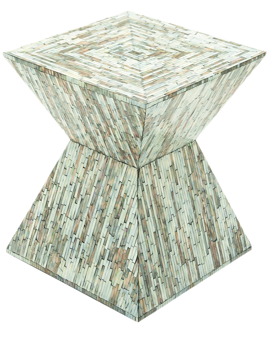 Peyton Lane Wood Inlay Accent Table