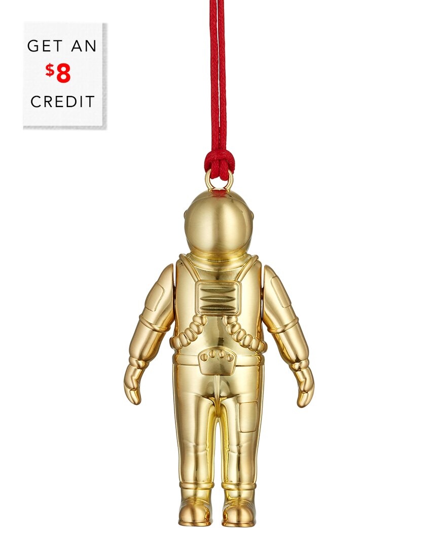 Waterford Spaceman Tree Ornament In Gold