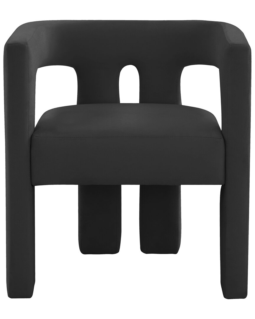 Tov Furniture Sloane Black Velvet Chair