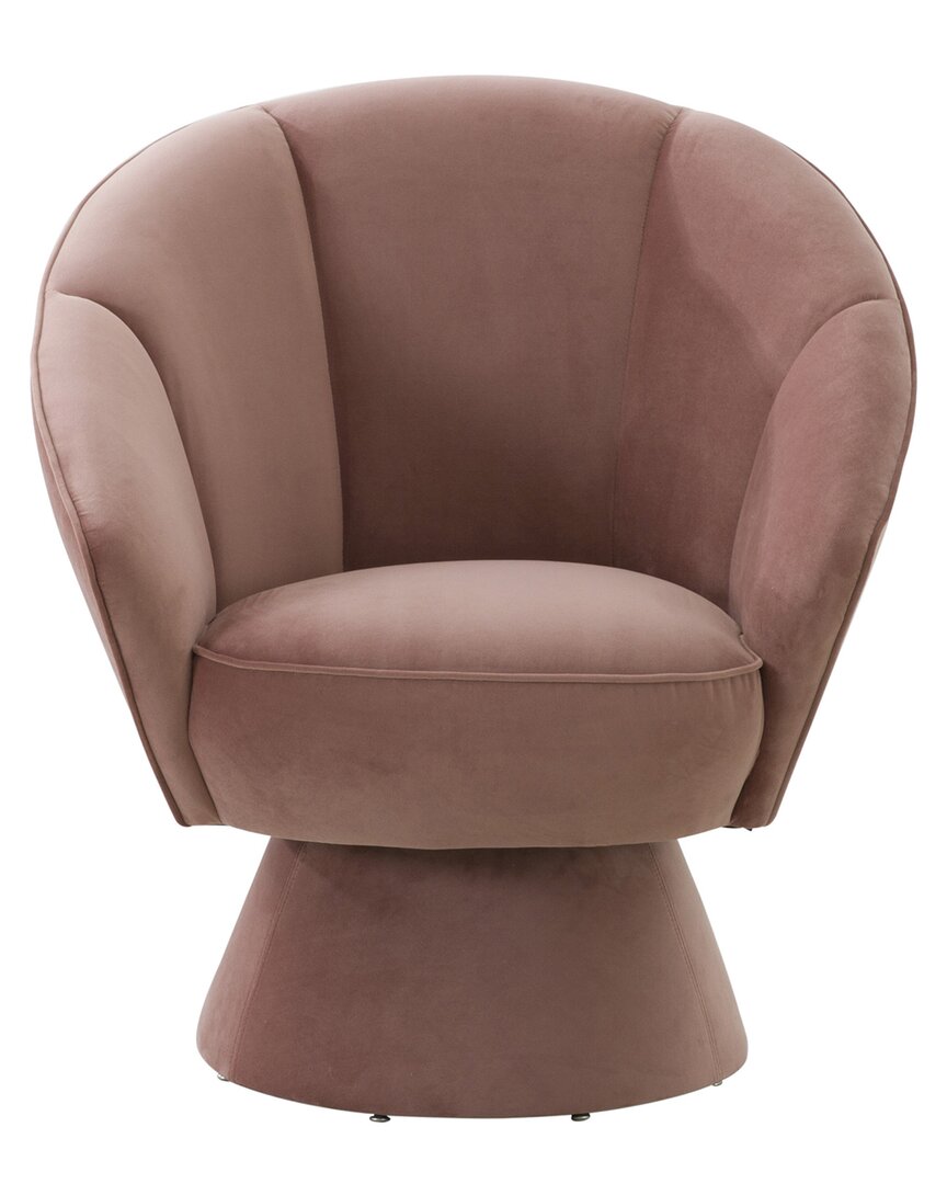 Tov Allora Salmon Accent Chair In Pink