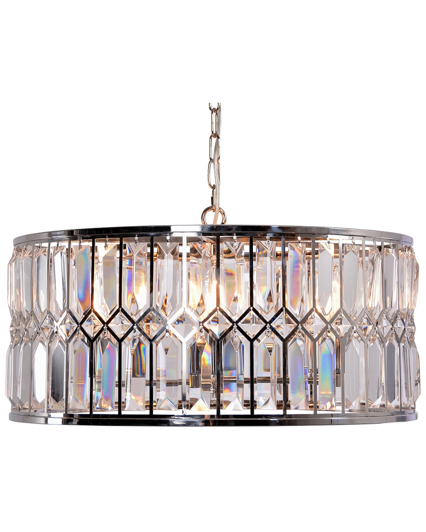Zentique Crystal Drum Chandelier In Multi