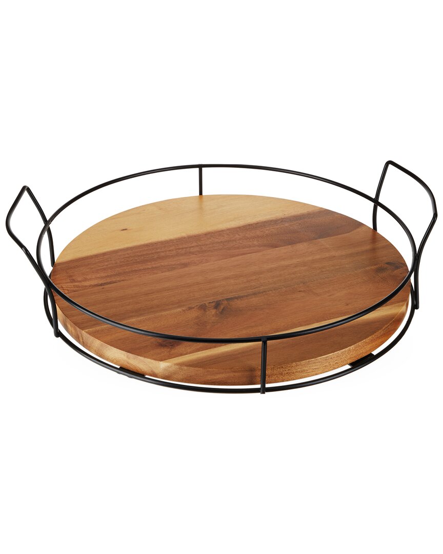 Twine Modern Manor Acacia Cocktail Tray
