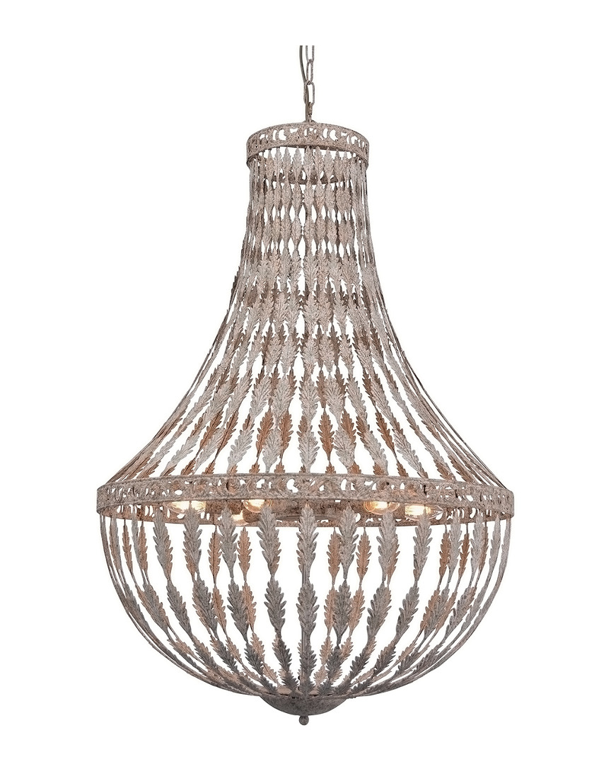 Zentique Rustic Empire Chandelier In Neutral