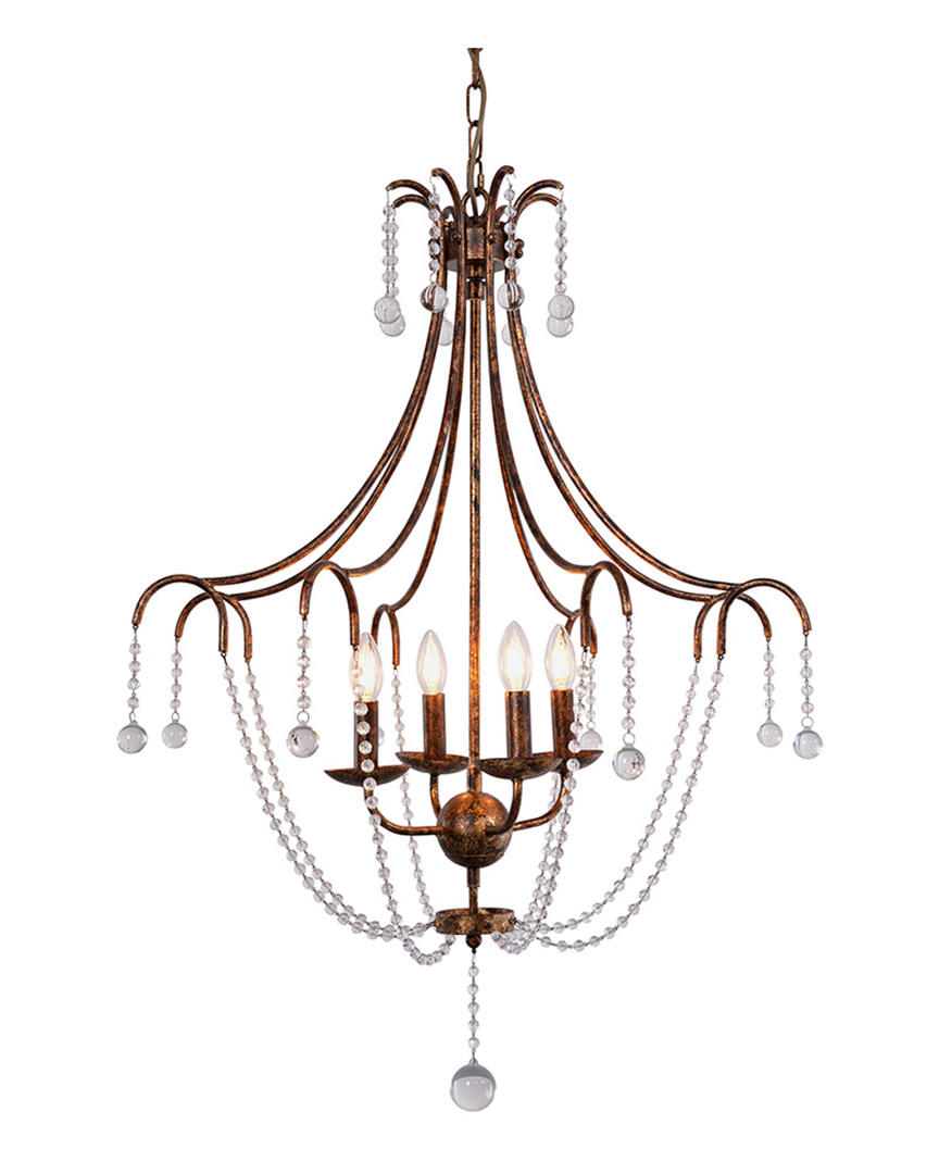 Zentique Empire Chandelier In Brown