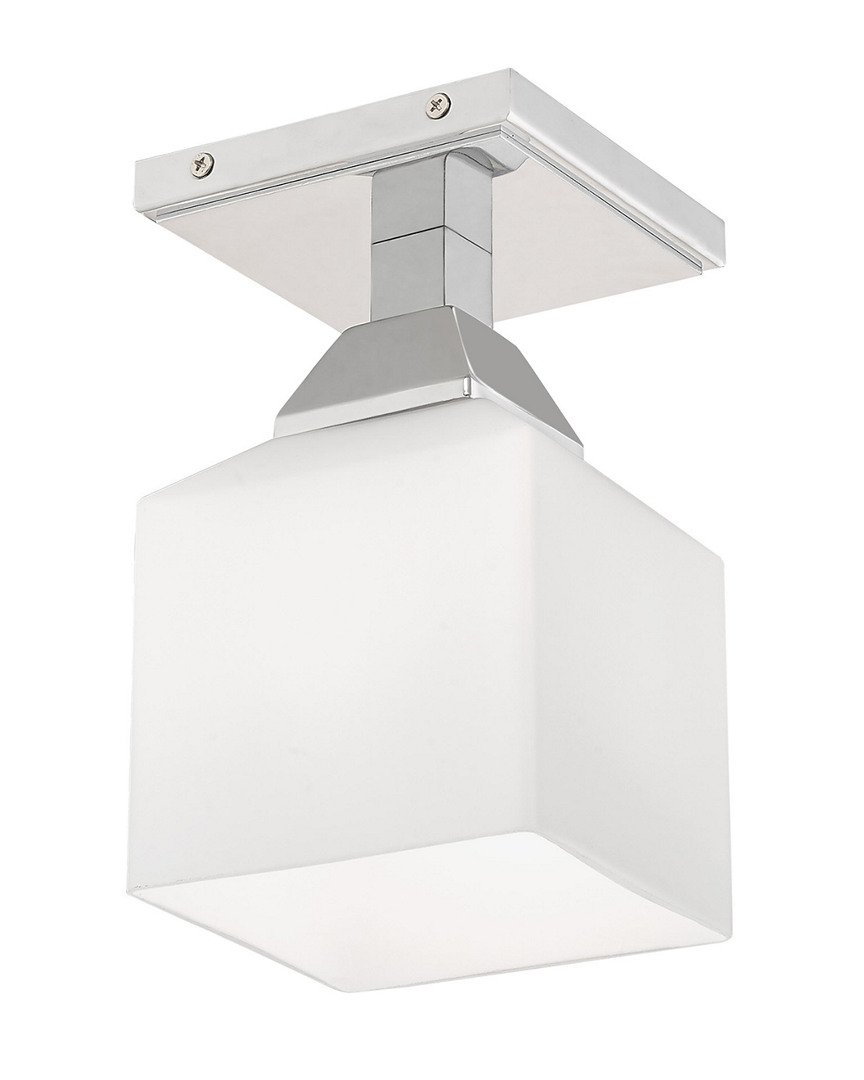 Livex Lighting Livex Aragon 1 Light Polished Chrome Ceiling Mount