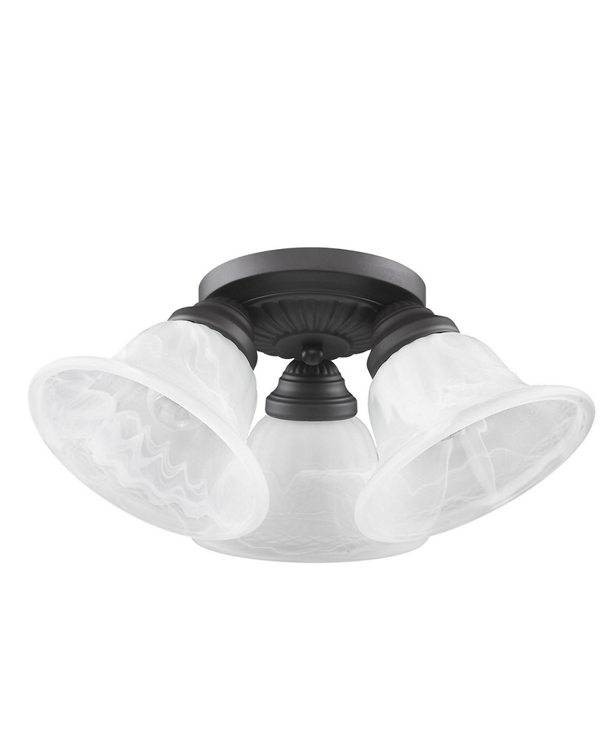 Livex Lighting Livex Edgemont 3-light Bronze Ceiling Mount