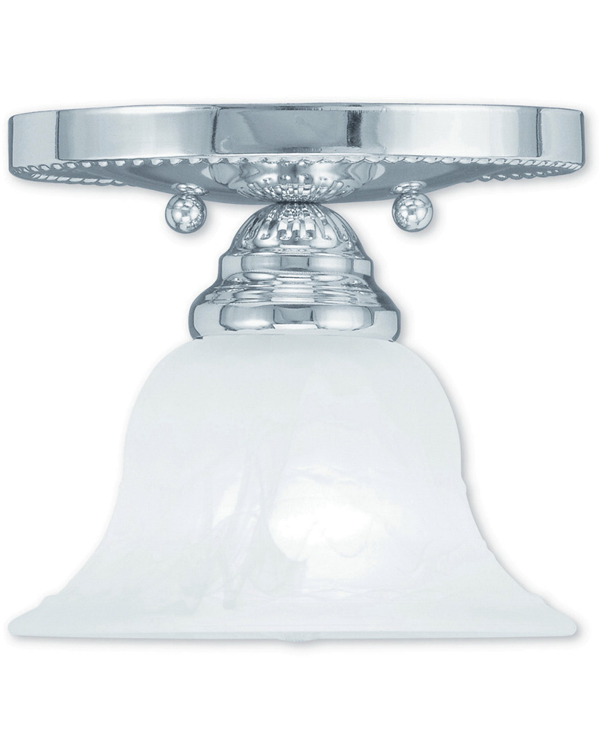 Livex Lighting Livex Edgemont 1-light Polished Chrome Ceiling Mount