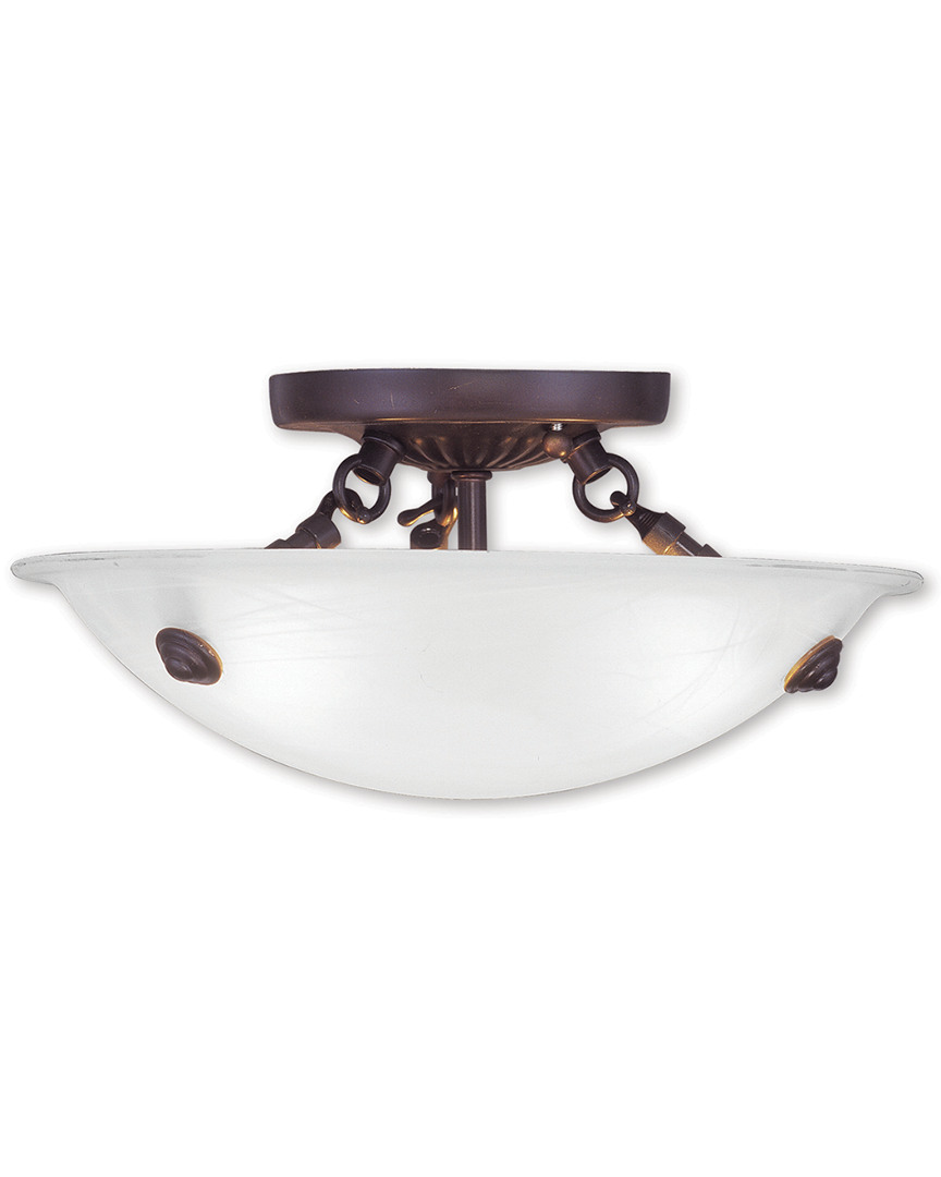 Livex Lighting Livex Oasis 3-light Bronze Ceiling Mount