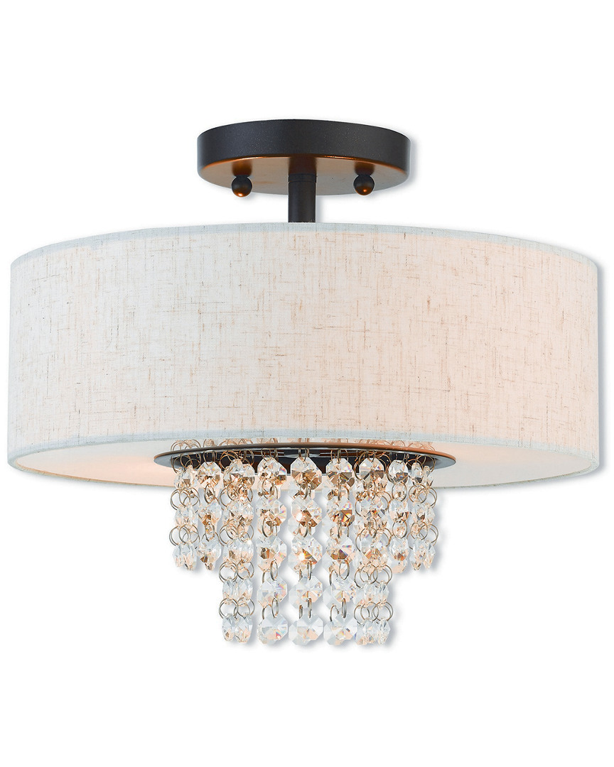 Livex Lighting Livex Carlisle 2-light Ebz Ceiling Mount