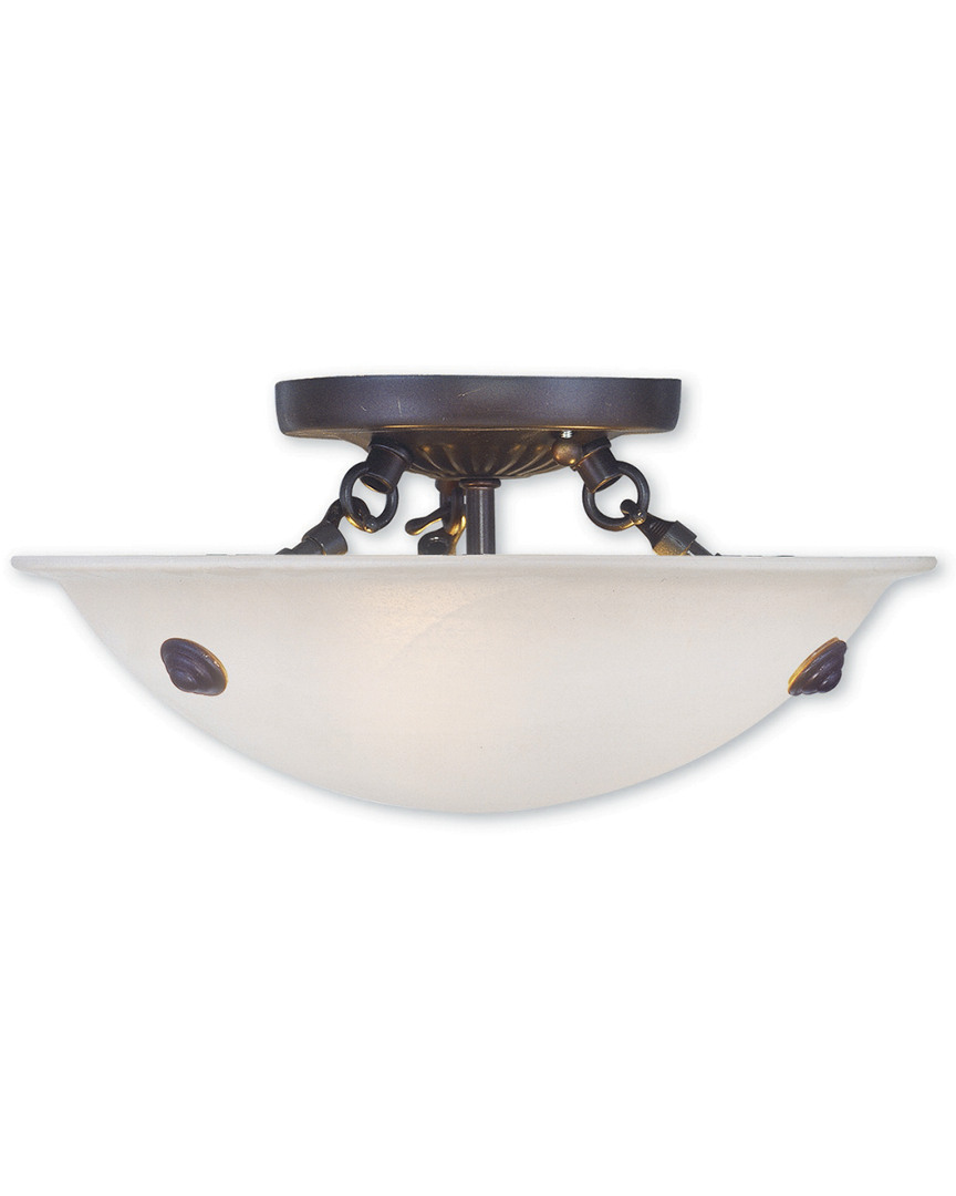 Livex Lighting Livex Oasis 3-light Bronze Ceiling Mount