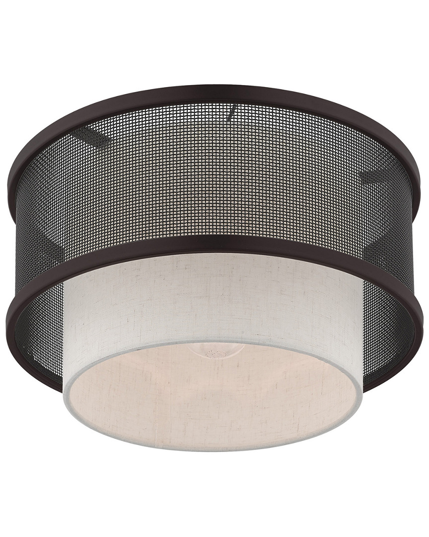 Livex Lighting Livex Braddock 1 Light Bronze Ceiling Mount