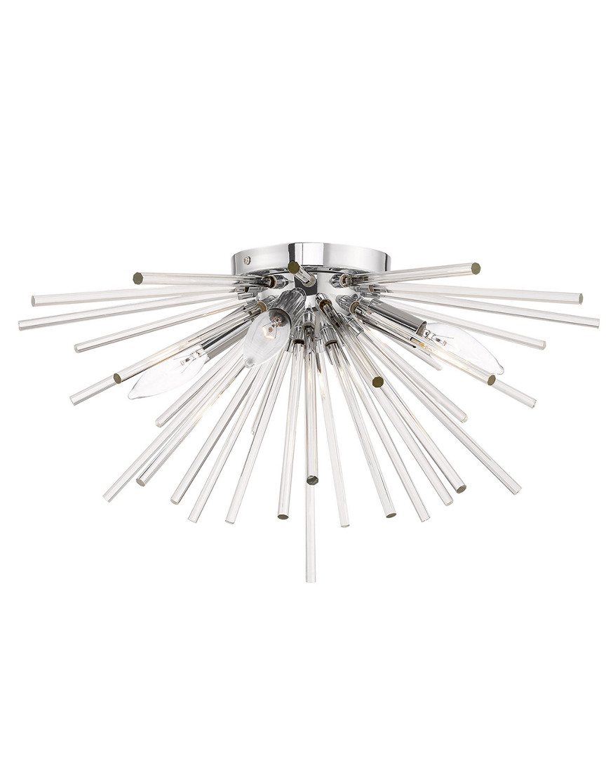 Livex Lighting Livex Utopia 4 Light Polished Chrome Ceiling Mount