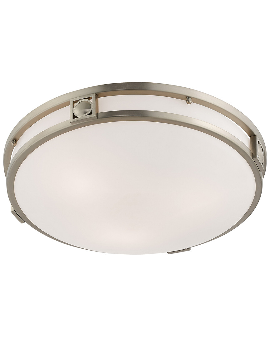 Livex Lighting Livex Titania 3-light Brushed Nickel Ceiling Mount